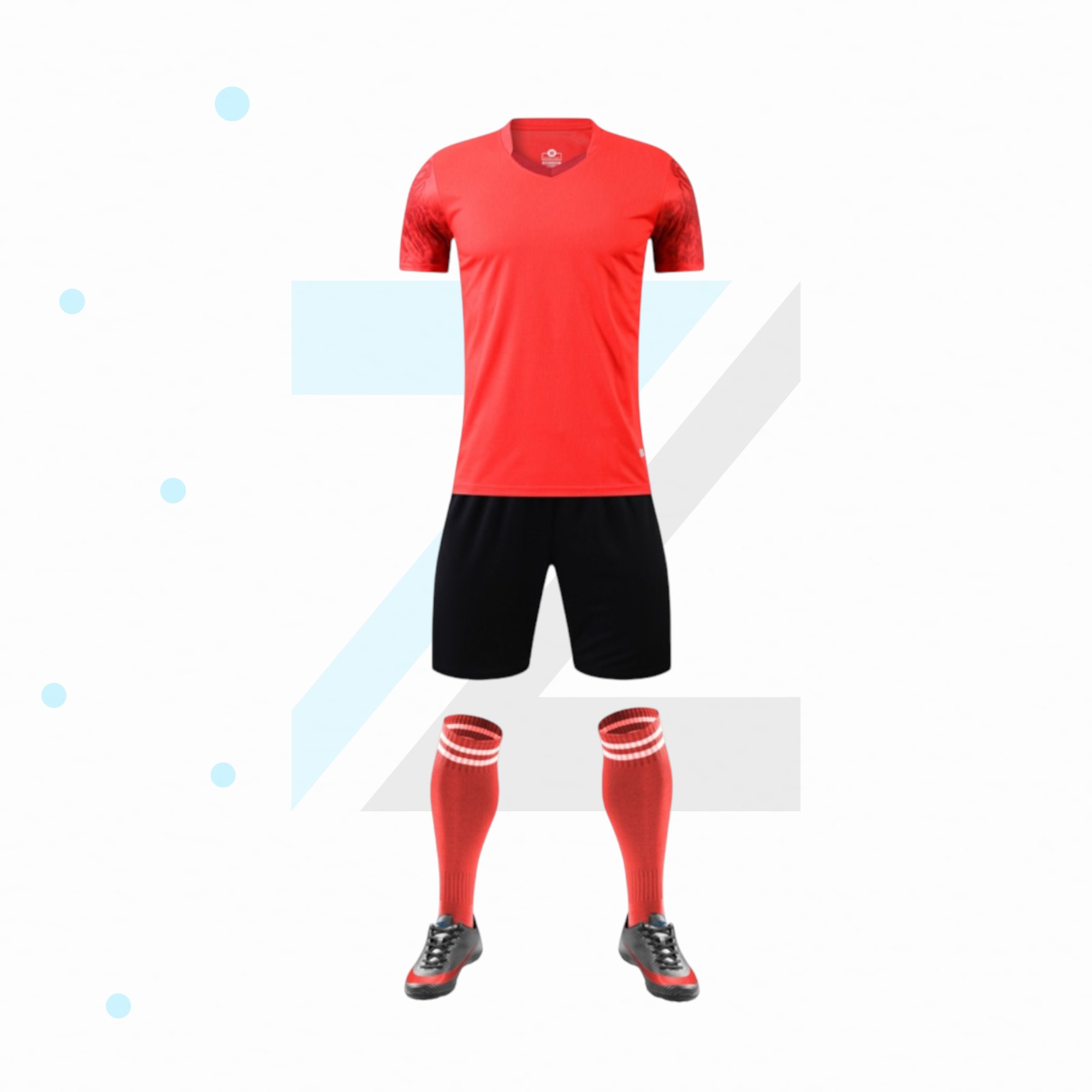 VelocityCore Elite Soccer Uniform | Custom Match Jersey & Speed‑Flex Performance Shorts angle 3